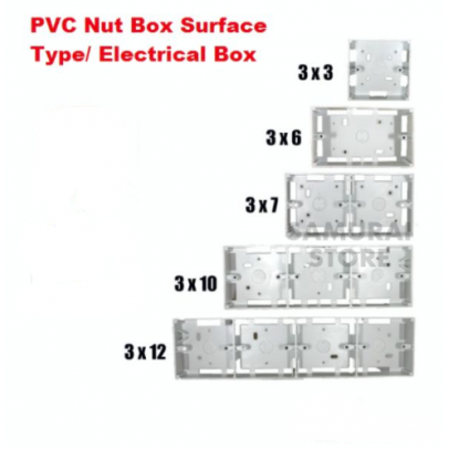3" X 6" SURFACE NUT BOX [EPI]